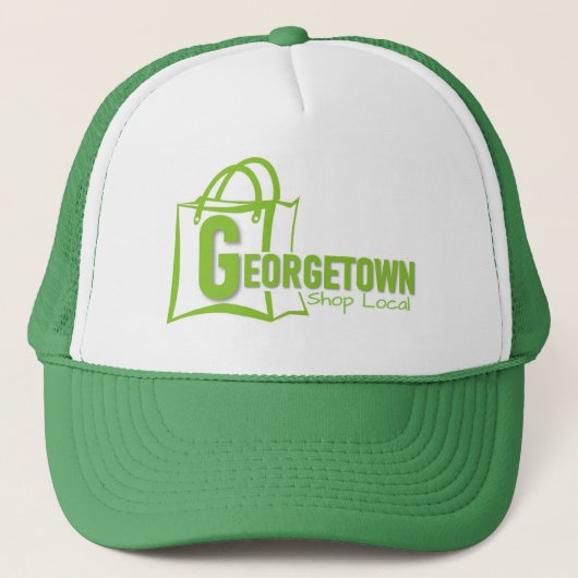 Georgetown Shop Local Vater Cap Truckerkappe (Vorderseite)
