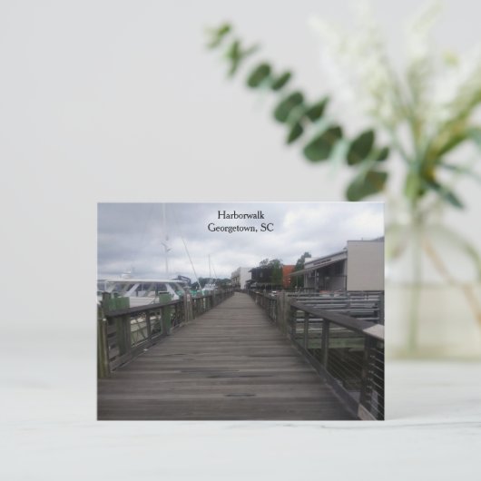 Georgetown, South Carolina Harbour Walk Postkarte (Stehend Vorderseite)