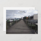 Georgetown, South Carolina Harbour Walk Postkarte (Vorne/Hinten)