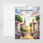 Georgetown Stadt Guyana Postkarte (Vorne/Hinten)