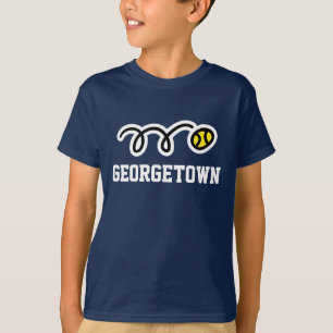 Georgetown Tennis T - Shirt für Damen und Herren
