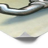 Georgetown Texas Cartoon Map Poster (Ecke)