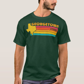 Georgetown Texas Vintage Souvenir mit Gebrauchsspu T-Shirt