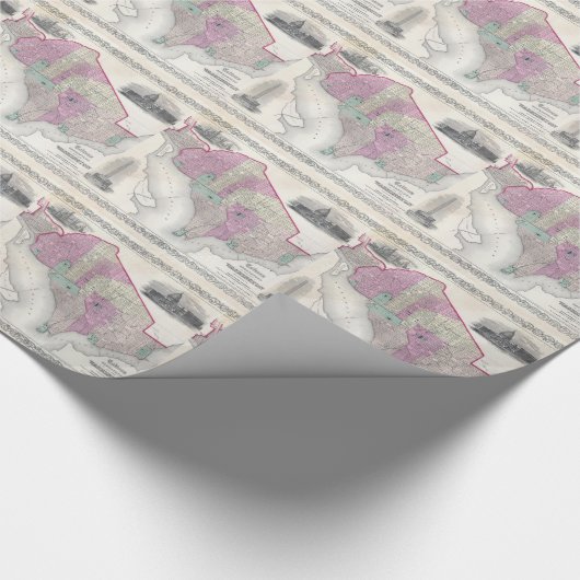 Georgetown und Washington DC Geschenkpapier (Ecke)