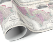 Georgetown und Washington DC Geschenkpapier (Rolleneckpunkt)