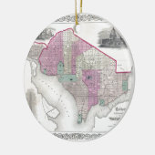 Georgetown und Washington DC Keramik Ornament (Links)