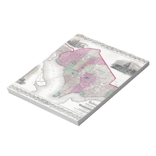 Georgetown und Washington DC Notizblock (Rotiert)