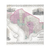 Georgetown und Washington DC Notizblock (Vorderseite)