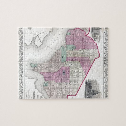 Georgetown und Washington DC Puzzle (Horizontal)