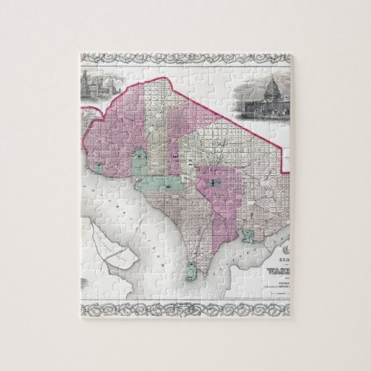 Georgetown und Washington DC Puzzle (Vertikal)