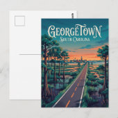 Georgetown USA Postkarte (Vorne/Hinten)