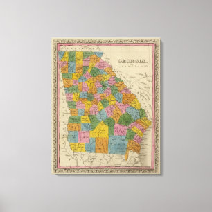 Georgia 10 leinwanddruck