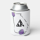 Georgia Alpha Delta Kappa schwarzes Dreieck-Logo Dosenkühler (Kanne Rückseite)