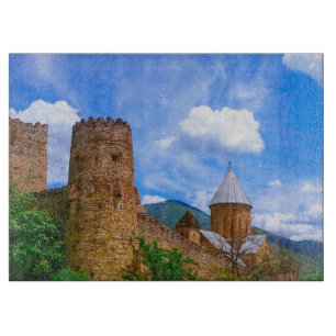 Georgia Ananuri Castle Architecture Schneidebrett