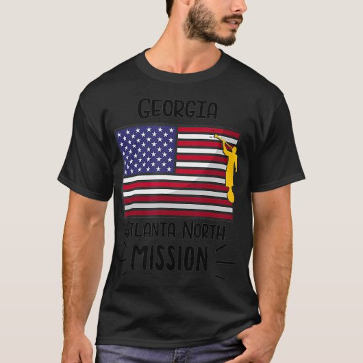 Georgia Atlanta North Mormon LDS Mission Geschenk T-Shirt (Vorderseite)