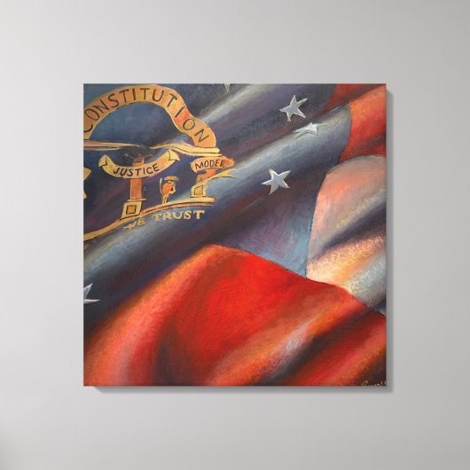 Georgia auf meinem Kopf - Leinwand Art Print (Vorderseite)