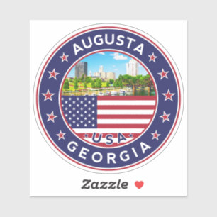 Georgia, Augusta Aufkleber