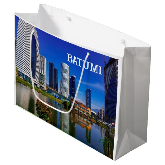 Georgia Batumi Architektur Landschaft Große Geschenktüte (Vorderseite Schrägansicht)