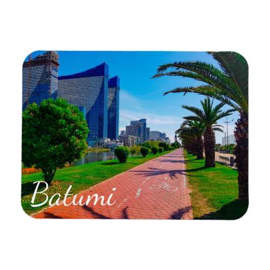 Georgia Batumi Architektur Landschaft Magnet (Horizontal)
