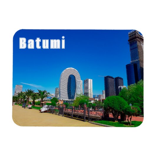 Georgia Batumi Architektur Landschaft Magnet (Horizontal)
