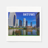 Georgia Batumi Architektur Landschaft Serviette (Vorderseite)