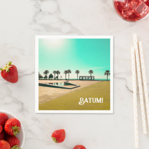 Georgia Batumi Architektur Landschaft Serviette