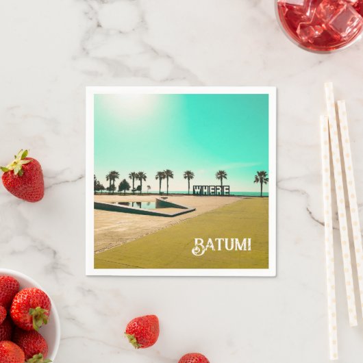 Georgia Batumi Architektur Landschaft Serviette (Beispiel)