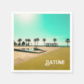 Georgia Batumi Architektur Landschaft Serviette (Vorderseite)