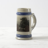 Georgia-Berge Bierglas (VorderseiteRechts)