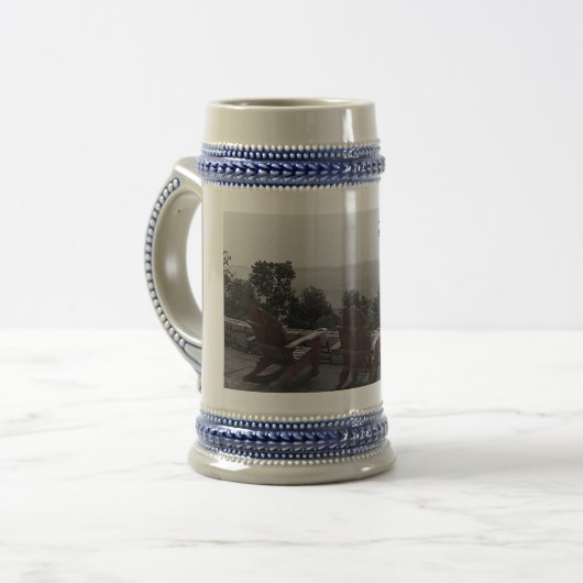 Georgia-Berge Bierglas (Vorderseite Links)