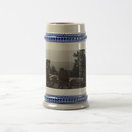 Georgia-Berge Bierglas (Mittel)