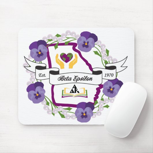 Georgia Beta Epsilon Mouse Pad Mousepad (Mit Mouse)