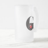 Georgia-Bier-Tasse Mattglas Bierglas (VorderseiteRechts)