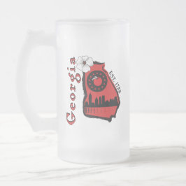 Georgia-Bier-Tasse Mattglas Bierglas