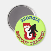 Georgia Bigfoot Tracker Magnet (Vorderseite/Rückseite)