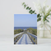 Georgia Boardwalk Postkarte (Stehend Vorderseite)