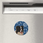 Georgia Border Collie Magnet (In Situ (Geschirrspüler))