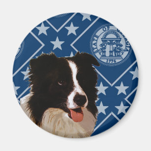 Georgia-Border-Collie Magnet