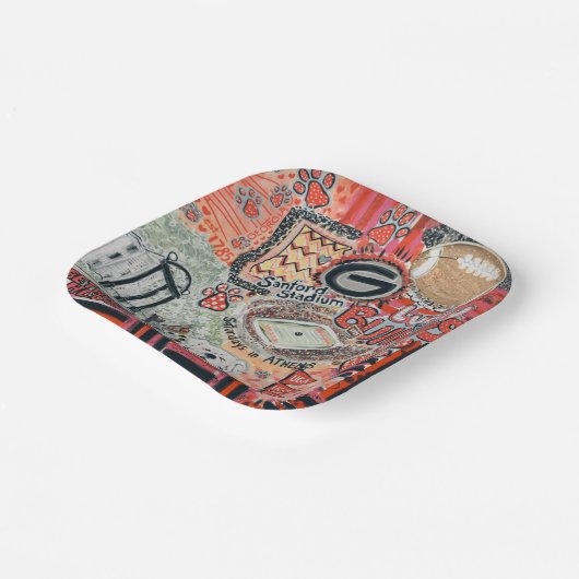 Georgia Bound Pappteller (Gewinkelt)