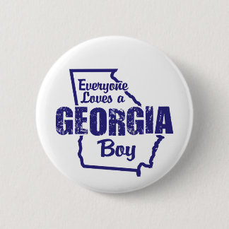 Georgia Boy Button