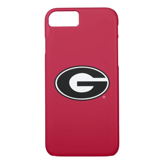 Georgia-Bulldoggen-Logo Case-Mate iPhone Hülle (Rückseite)