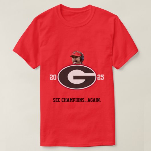 Georgia Bulldogs 2025 T-Shirt (Design vorne)