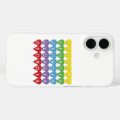 Georgia Bunte Herzen Case-Mate iPhone Hülle (Rückseite (Horizontal))