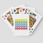 Georgia Bunte Herzen Spielkarten (Rückseite)
