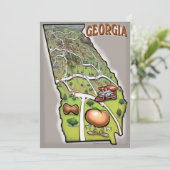 Georgia Card (Stehend Vorderseite)
