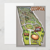 Georgia Card (Vorne/Hinten)
