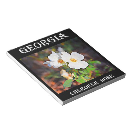 Georgia Cherokee Rose Notizblock (angewinkelt)
