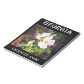 Georgia Cherokee Rose Notizblock (Rotiert)