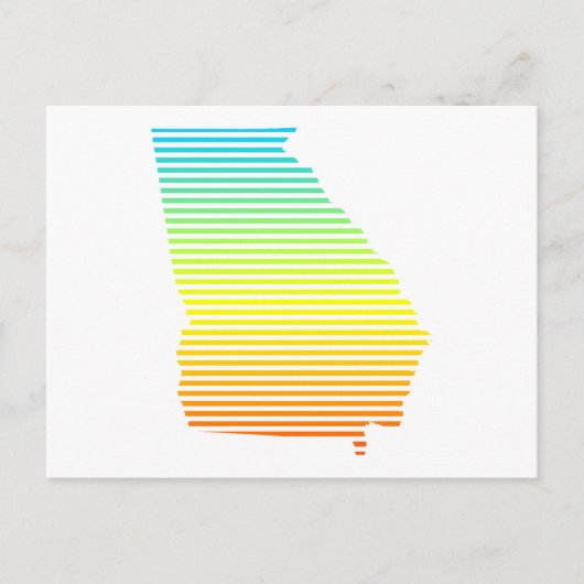 Georgia chill fade postkarte (Vorderseite)
