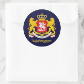 Georgia COA Runder Aufkleber (Tasche)